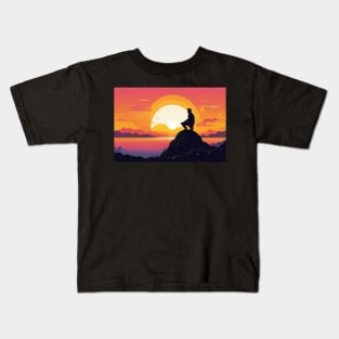 "Against the Odds: A Man's Win Against Life's Storms" Kids T-Shirt